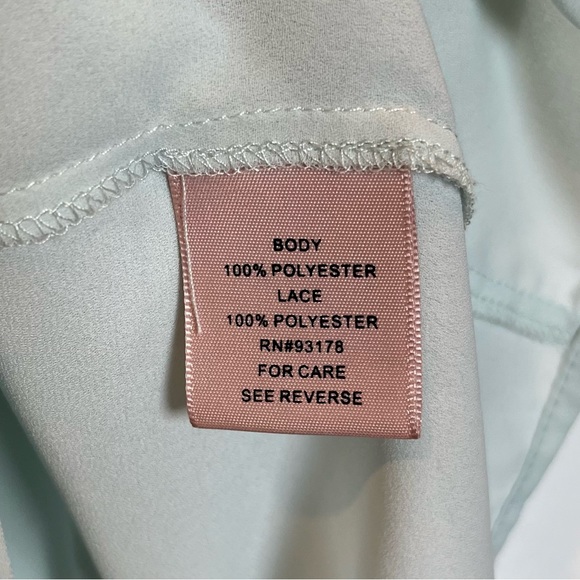 Philosophy Mint Green Short Sleeve Blouse - Picture 4 of 9